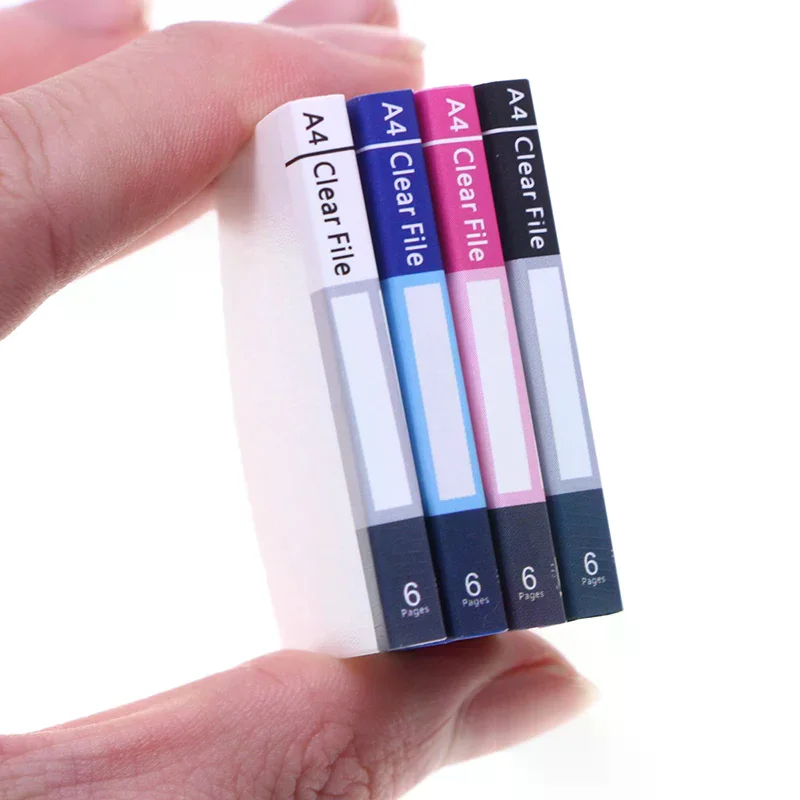 1:12 Dollhouse Miniature Simulation File Folder Stationery Ornaments Home Model Decorative Toys Dollhouse Accessories