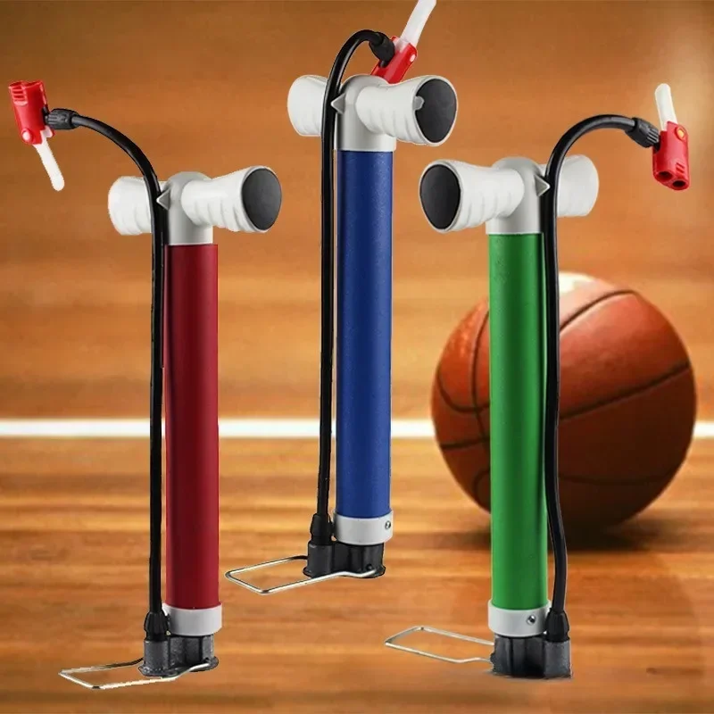 1Pcs Bicycle Pump Inflator Cycling Hand Mini High Pressure Bicycle Pumps Air Ball Pump For Football Basketball Bike Accessories