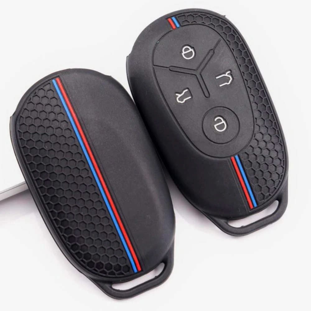 Silicone Key Cover For Geely EX2 GEOME EX2 MMEX2 Max Xingyuan Galaxy Light Star Wishes Proton EMAS Precise Fit Full Coverage