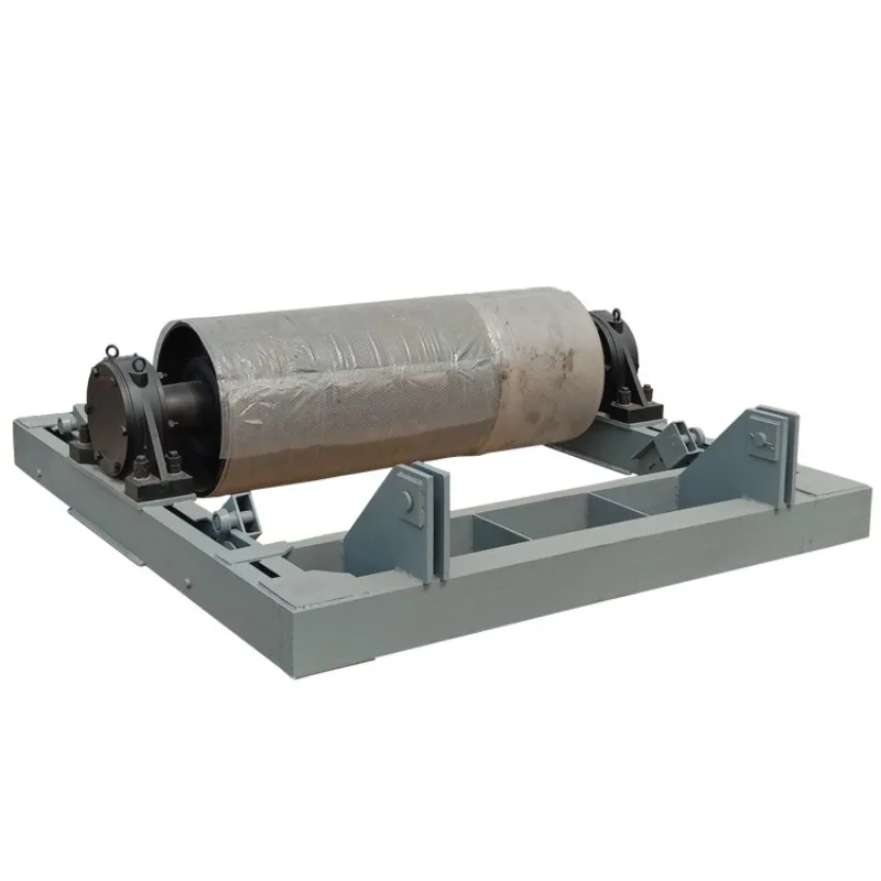 Stainless steel unpowered conveyor, belt drive roller