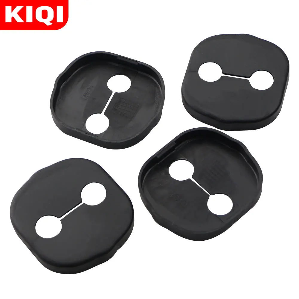 KIQI Car Door Lock Catch Cover Waterproof Protect Cap for Kia Carens Picanto Morning Borrego Sorento Rio Forte Cadenza Optima