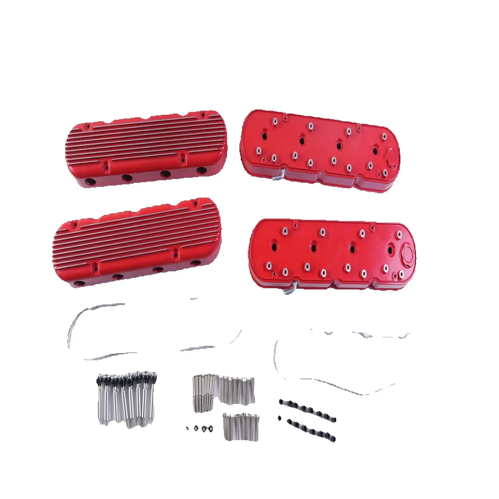 2Pcs Gloss Red Valve Covers 12558948 12570616 FOR Chevrolet LS1 LS2 LS3 LSX 241-183