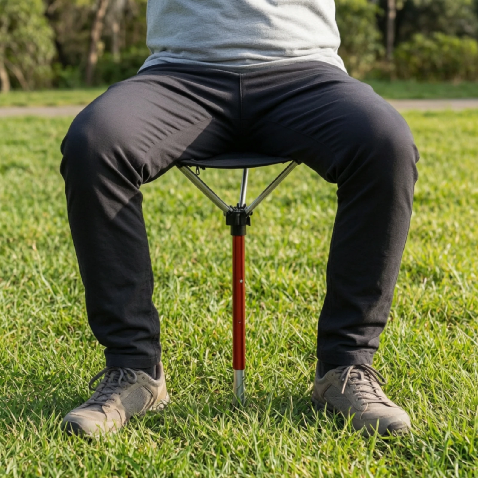 Outdoor Furniture Legs - Banco Portátil com Perna Única, Dobrável,