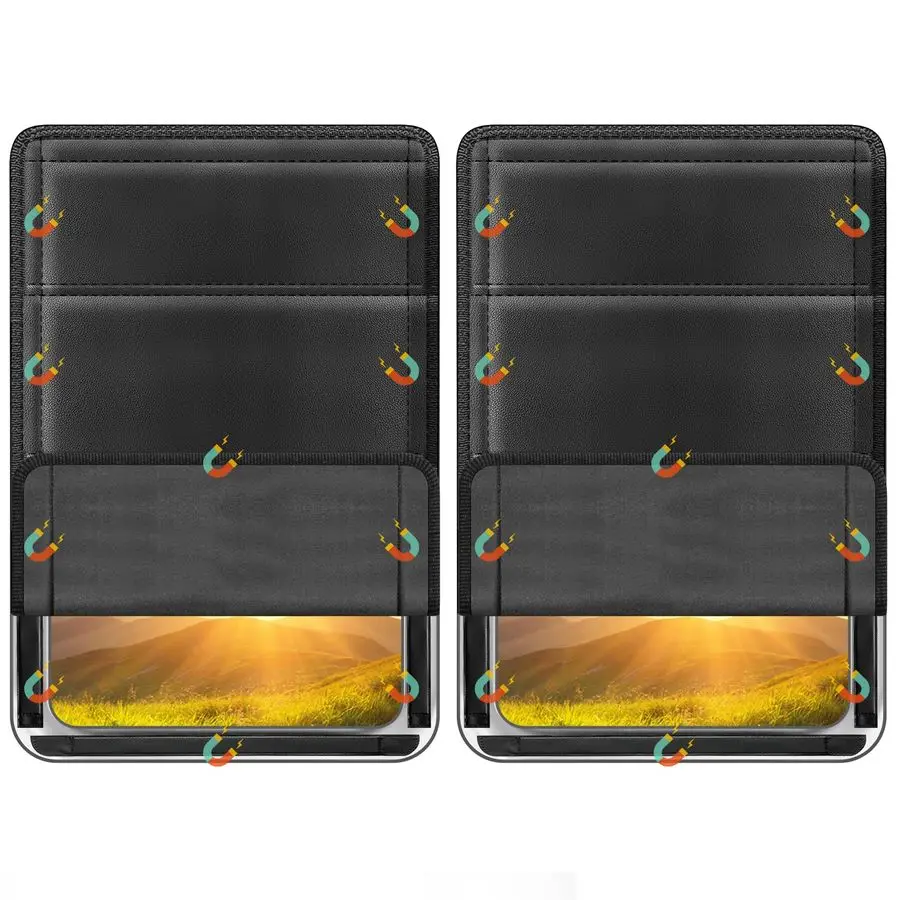 Door Window Shade Cover Magnetic RV Blackout Window Cover with UV Protection and Privacy Features 25 16 in Foldable Magnet Desig