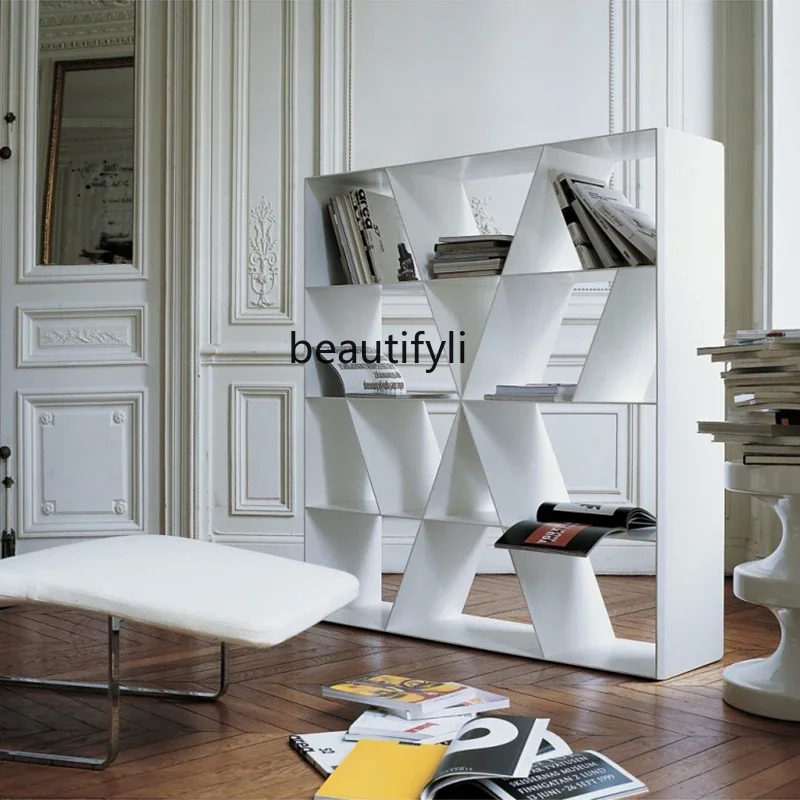 

Bookcase Creative Minimalist Antique Shelf Open Book Partition Display Stand
