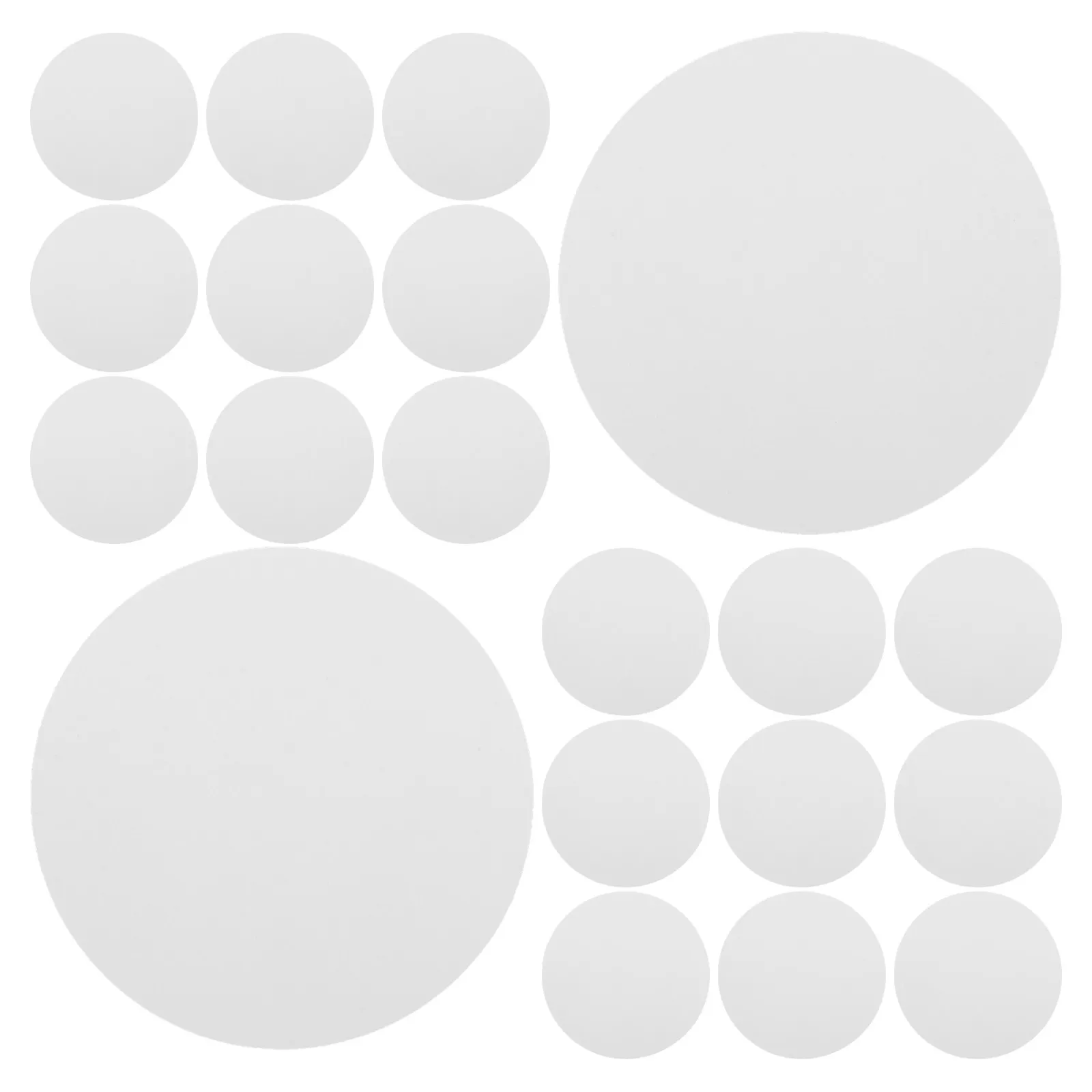 80Pcs White Paper Circles Cardstock 6'' Round Thick 250 Gsm Blank Craft Circles for DIY Classroom Decoration Party