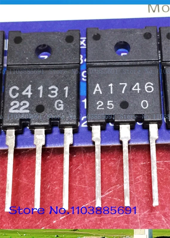 2pcs/lot=a pair 2SC4131 2SA1746 C4131 A1746