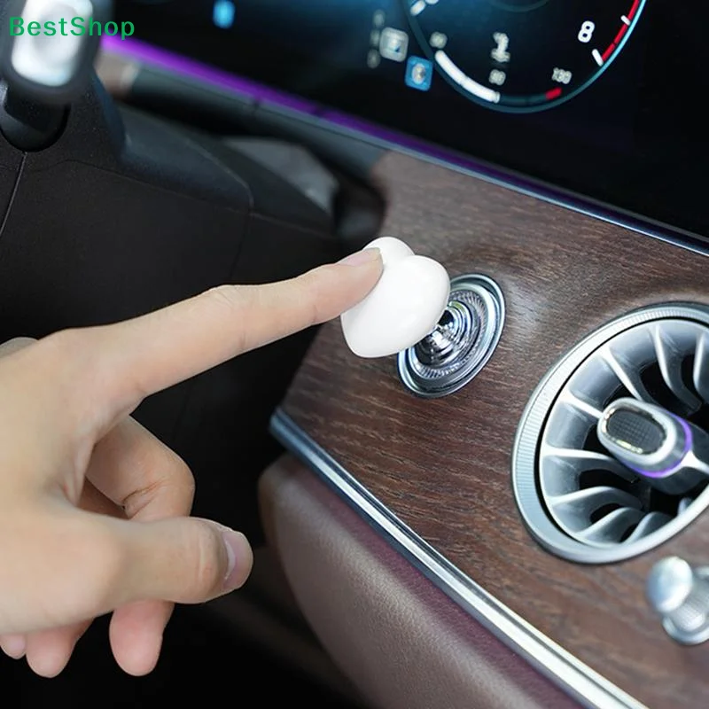 ✔Cute Heart Shape Car Engine Start Stop Button Cover,Universal Auto Ignition Key Decoration Accessory