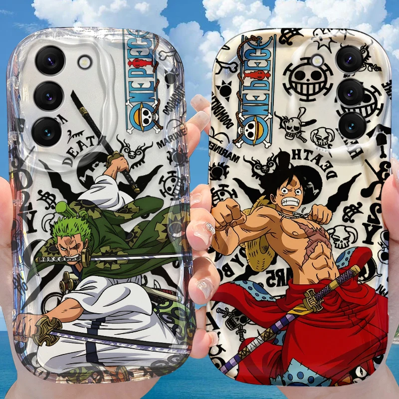 Manga Luffy Case for Samsung Galaxy A53 A50 A50S A36 A35 A34 A32 A30 A26 A25 A24 A20 A16 A15 A06 A05S A05 M55 M54 M35 5G Cover