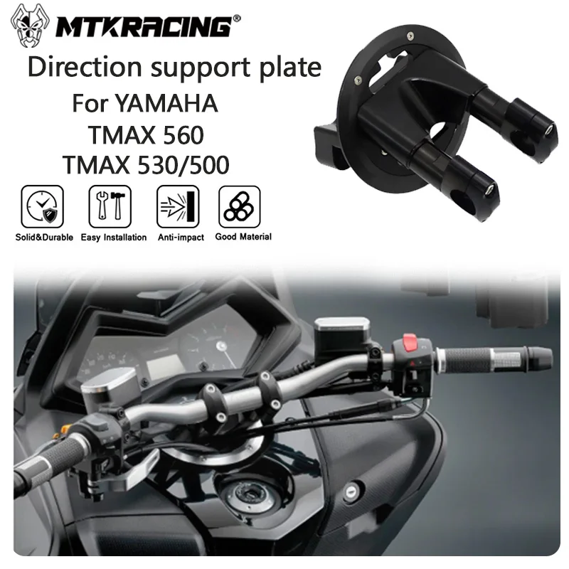 MTKRACING Handlebar Riser For YAMAHA TMAX 560 2010-2021 T-MAX 500 tmax 530  Motorcycle KIT RISER POUR GUIDON Handle Riser