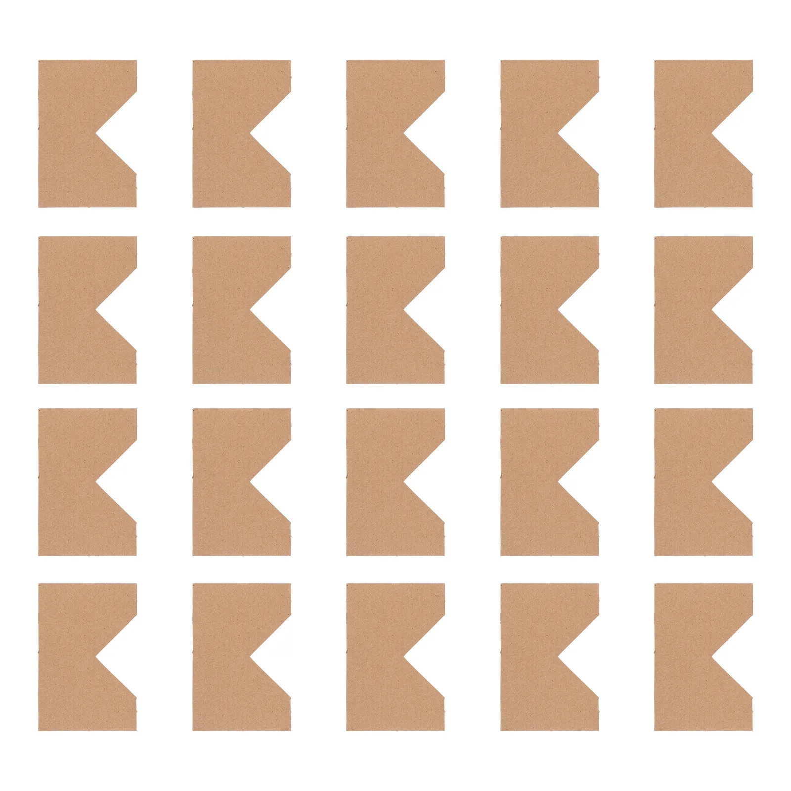 100Pcs Corner Protector for Picture Frames Thick Kraft Paper Cardboard Strapping Protector for Shipping Packing Moving Frame