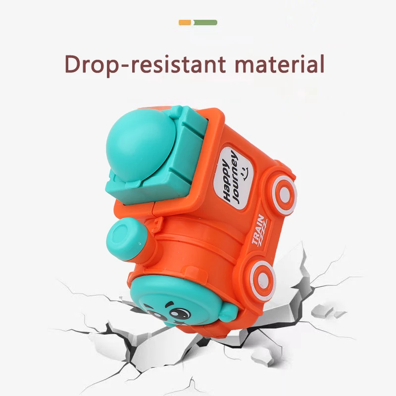 Baby Spielzeug Auto Mini Drücken und Gehen Fahrzeuge Cartoon Zug Spielzeug Montessori Lernspiel Trägheit Zurückziehen Autos Kindergarten Geschenk