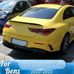 For Mercedes Benz CLA class C118 W118 X118 Rear Boot Trunk Spoiler Wing CLA180 200 220 250 CLA35 CLA45 AMG 2020 2021 2022 2023