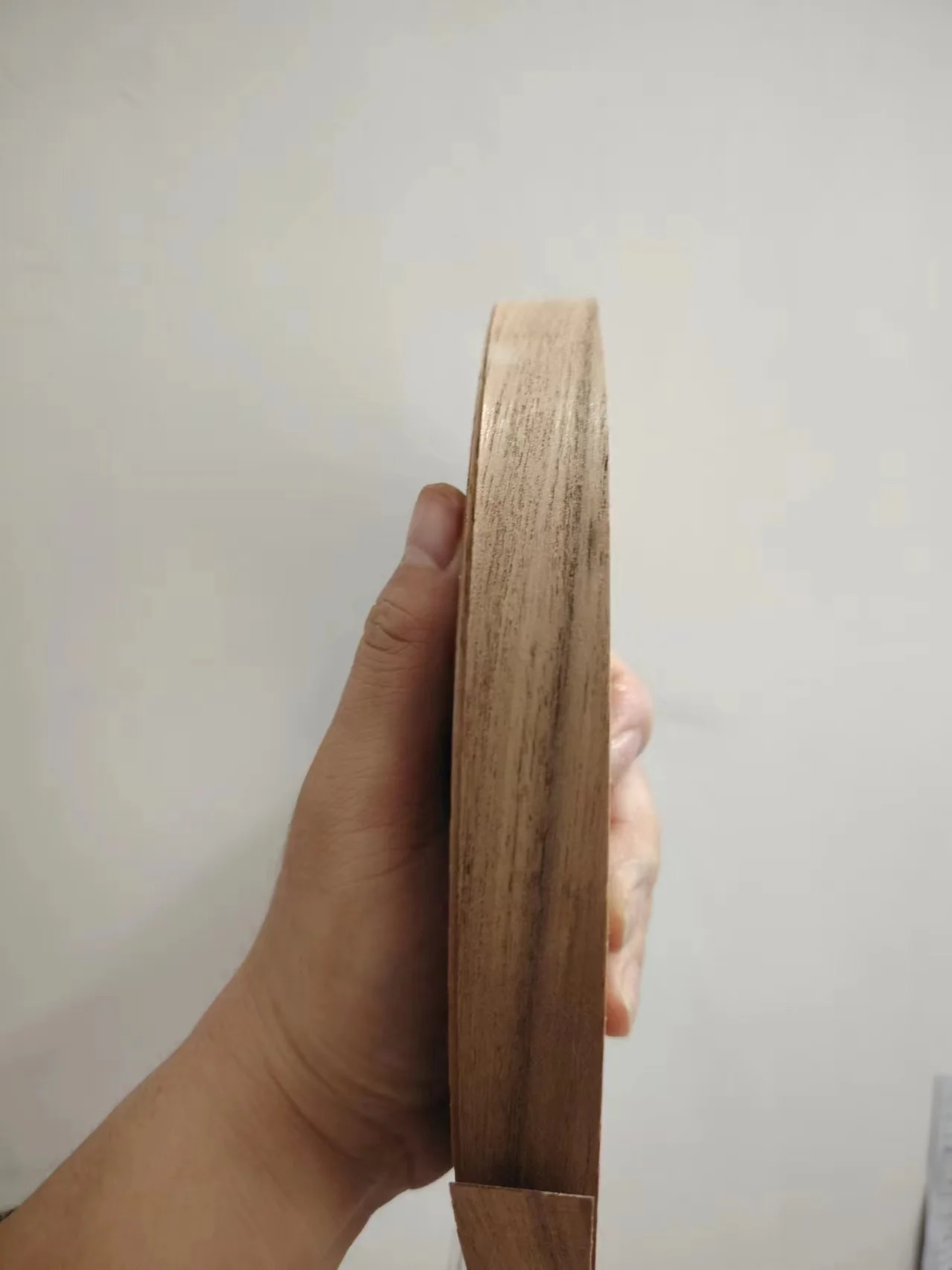 Width: About 22MM ,Thickness:0.5mm,  Solid Wood Edge Strip for DIY Home Decoration