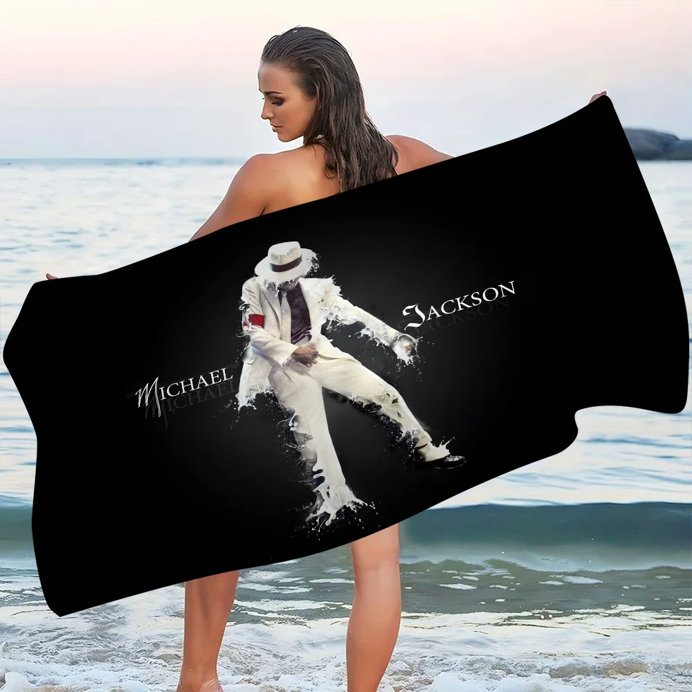 

Michael Jackson Beach Towel Colorful Bath Towels For Girl Microfiber Quick Dry Custom Sand Free Beach Yoga Spa Gym Pool