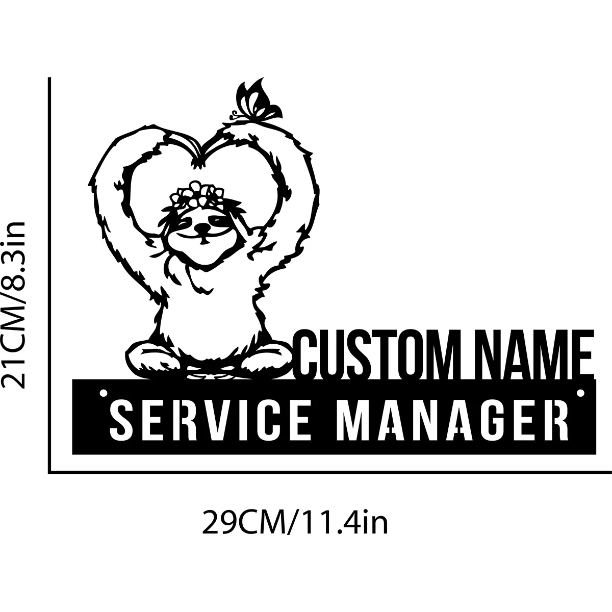 Niestandardowa tabliczka znamionowa na biurko Cute Sloth Wedge, spersonalizowana zabawna tabliczka znamionowa Lazy Sloth Office Sign Company Sloth Heart Arms Plaque