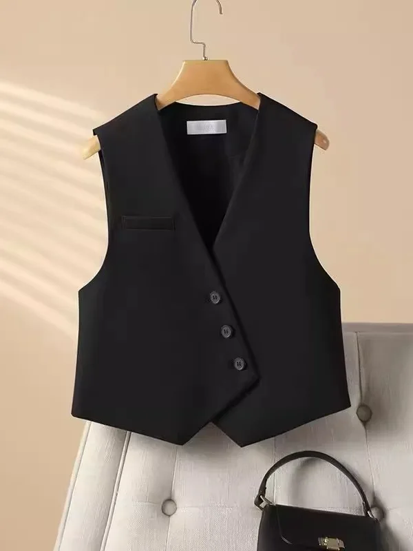 Casual ex ort ความยาวเสื้อสูทไม่สม่ําเสมอหลวมฤดูใบไม้ผลิฤดูร้อนใหม่ Sle เส้นใยโพลีเอสเตอร์รุ่นบางเดินทาง Sle