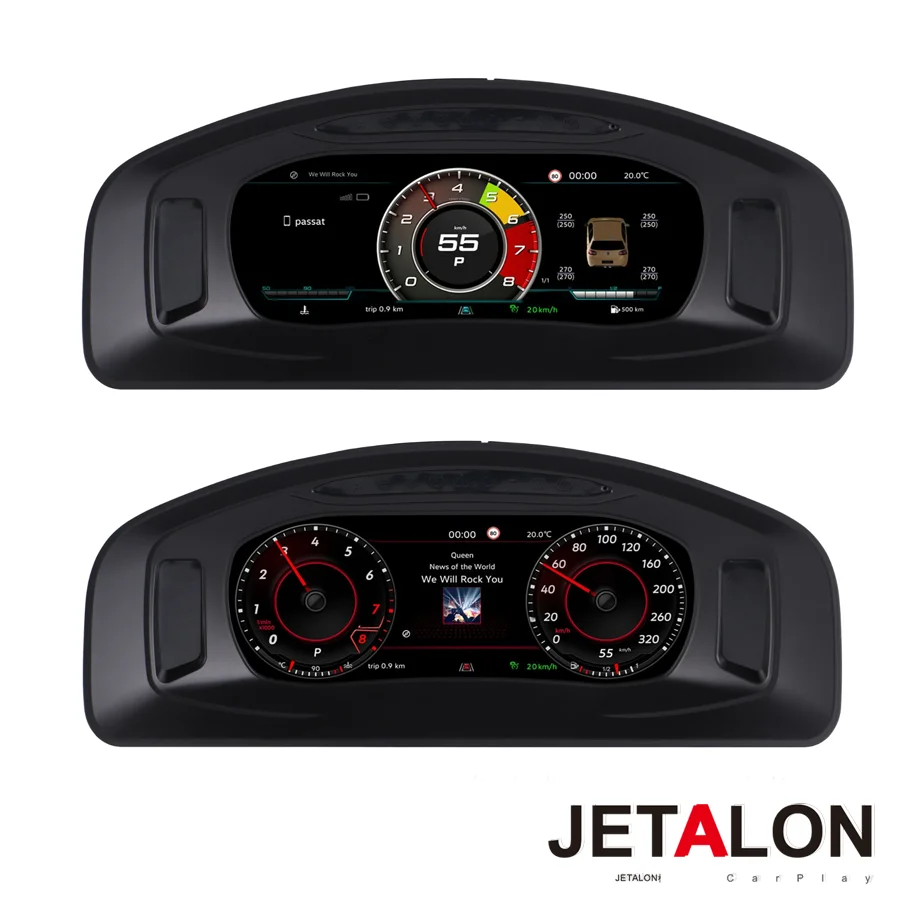 10.25 Inch Virtual Cockpit Digital LCD Instrument Cluster Speedometer Dashboard Screen for Volkswagen Multivan T5 2003–2015