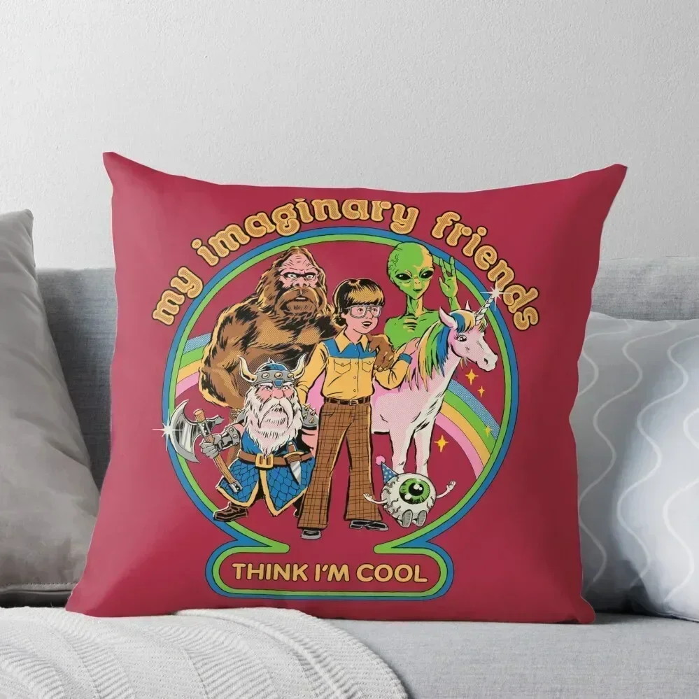 

My Imaginary Friends Throw Pillow Christmas Pillowcase Luxury Cushion Cover Luxury Sofa Cushions pillow cover luxury pillow