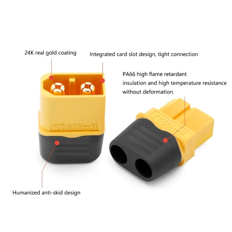 

F68B 5/10 Pair Industrial XT60H Quick Release Connectors XT60H Male Female Adapter