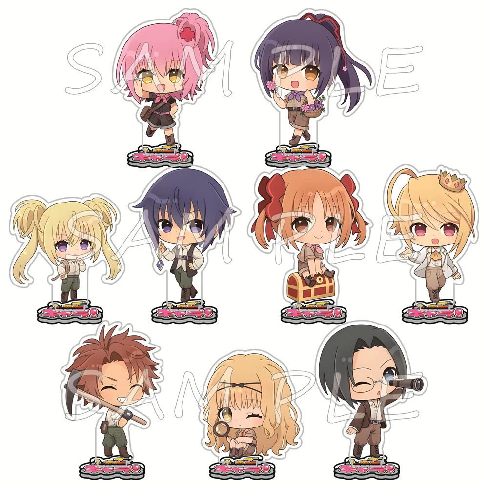 Shugo Chara! 10cm Acrylic Stand Figures Keychain Adventure Anime Manga Merch Desktop Tabletop Decor Ornament Otaku Fan Gift