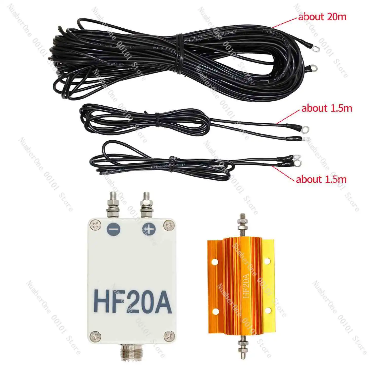 HF20A short-wave full-band 3-wire broadband antenna, short-wave full-band single-sideband antenna 1.5-30MHz