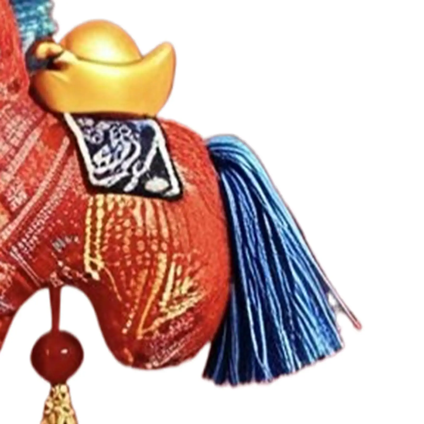 Peluche coleccionable de caballo de la suerte 2026, muñeco de peluche con temática del Año del Caballo, colgante de muñeco de caballo, llavero de peluche para mochila