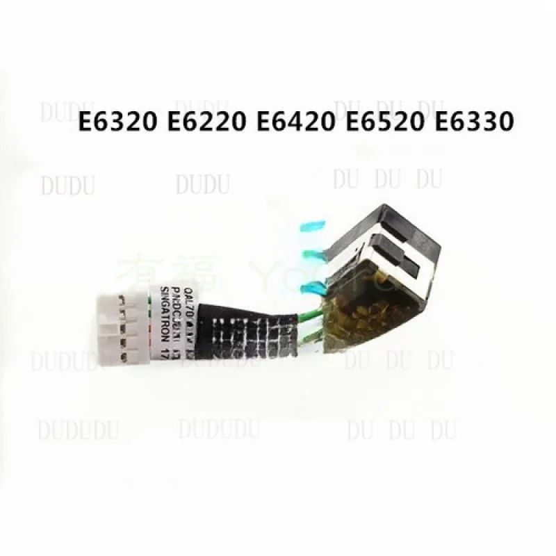 D  for Dell Latitude  E6320 E6220 E6420 E6520 E6330 DC Power Jack  Harness 0FTGTP