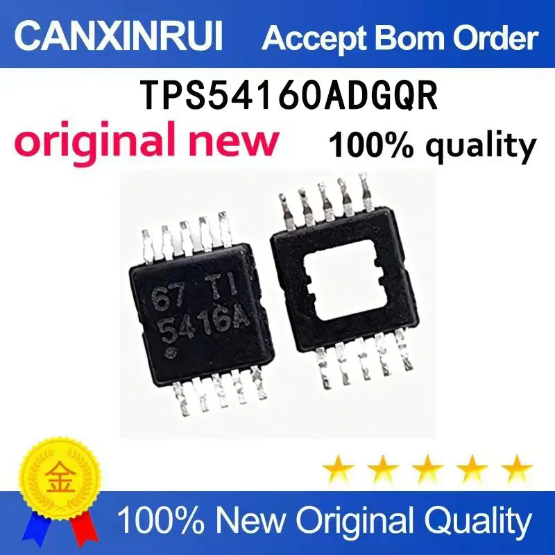 

（5-100 pieces）Brand new original TPS54160ADGQR silk screen 5416A MSOP-10 power switch regulator chip