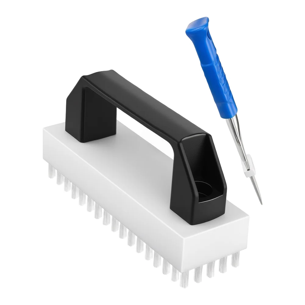 2-In-1 Air Conditioner Fin Cleaner Ac Fin Comb Reusable Ac Cleaner Tool For Air Conditioners HVAC Systems Evaporators Condensers