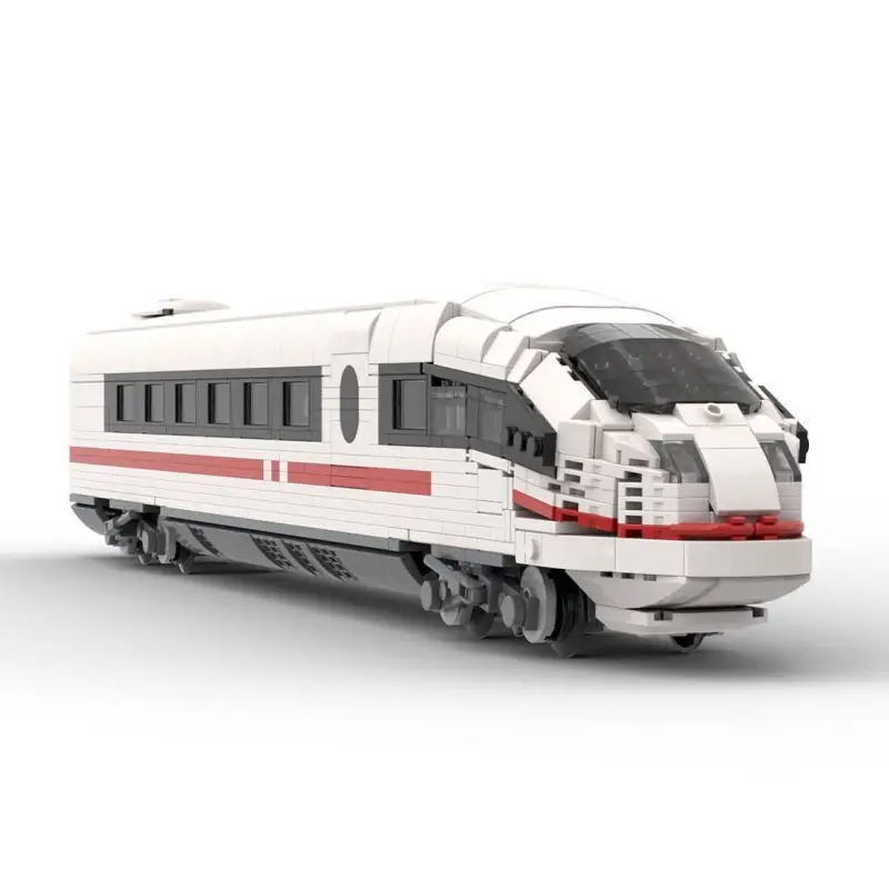 

Custom MOC-136043 DB BR 406 Series Steuer Wagen Electric Locomotive 1304 Parts