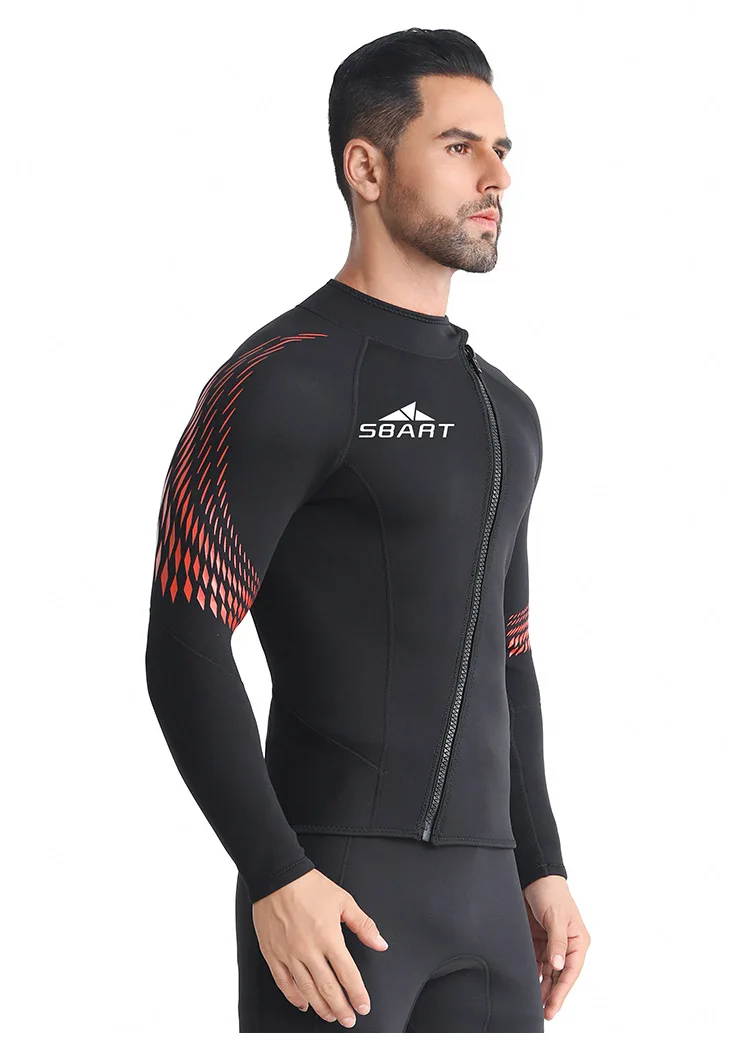 

3mm diving suit SBART men's split body diving suit snorkeling surfing winter swimsuit cold insulation top