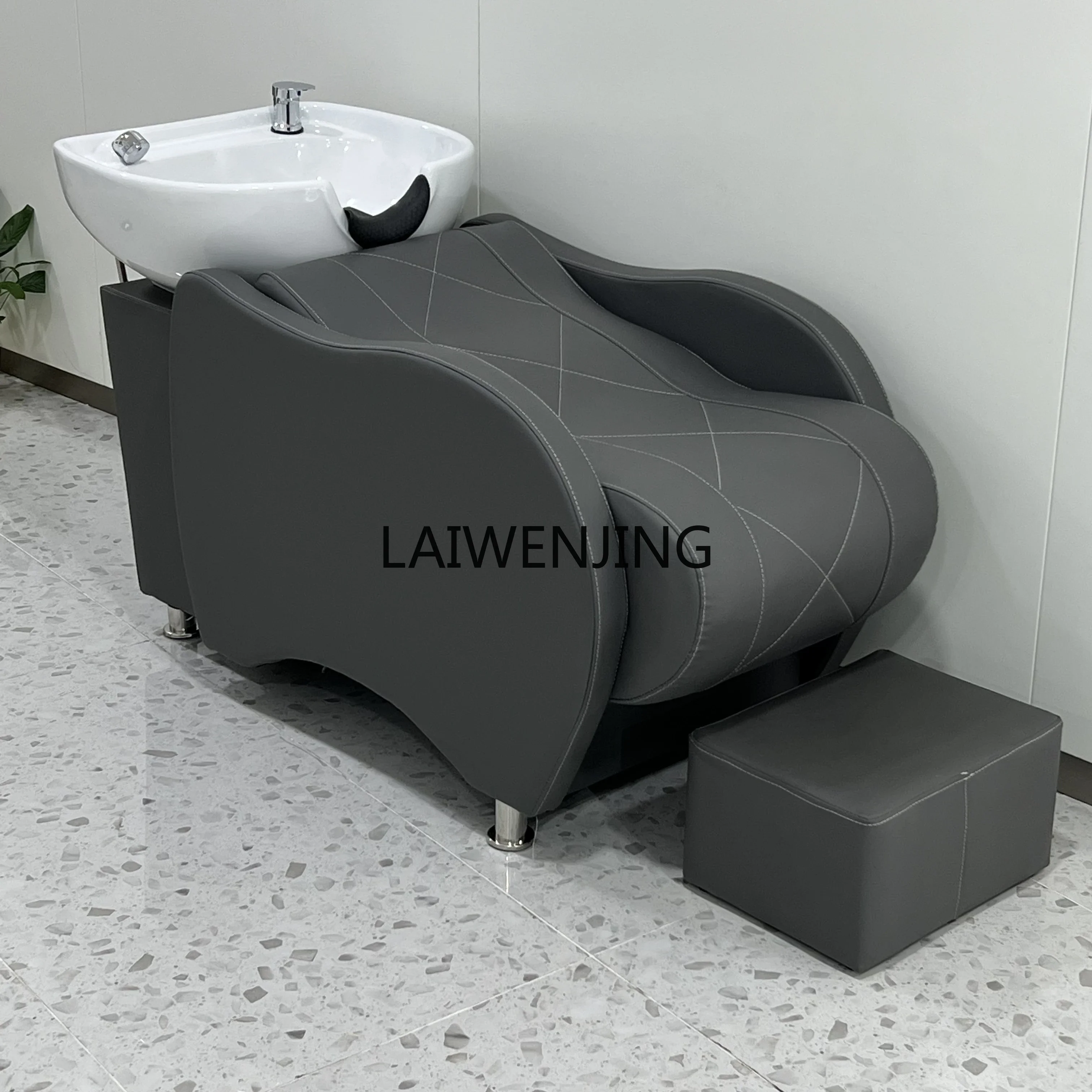 

MJY semi-reclining hair salon barber shop special hair shampoo bed