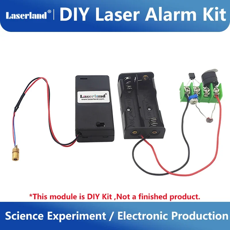 DIY Laser Alarm Kit Security System Anti-Theft Infrared  Line Science Experiment Invention Electronic Production