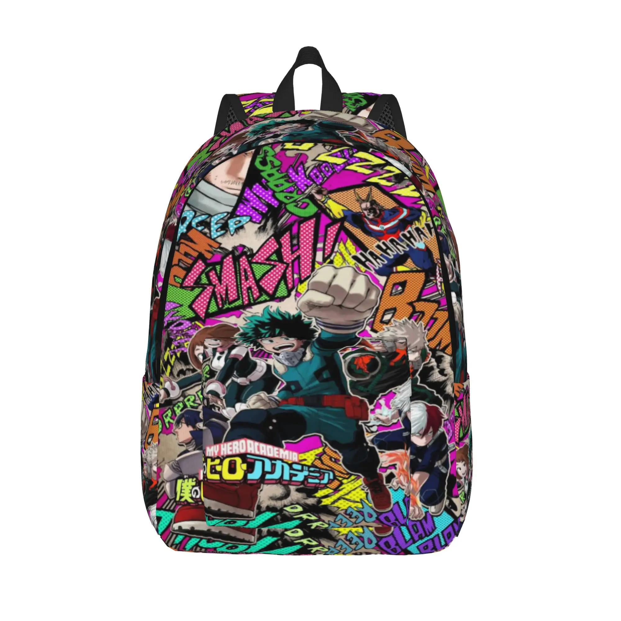 My Hero Academias Classical Backpack with Pocket Student Work  Daypack for Men Women Laptop Computer Shoulder Bag