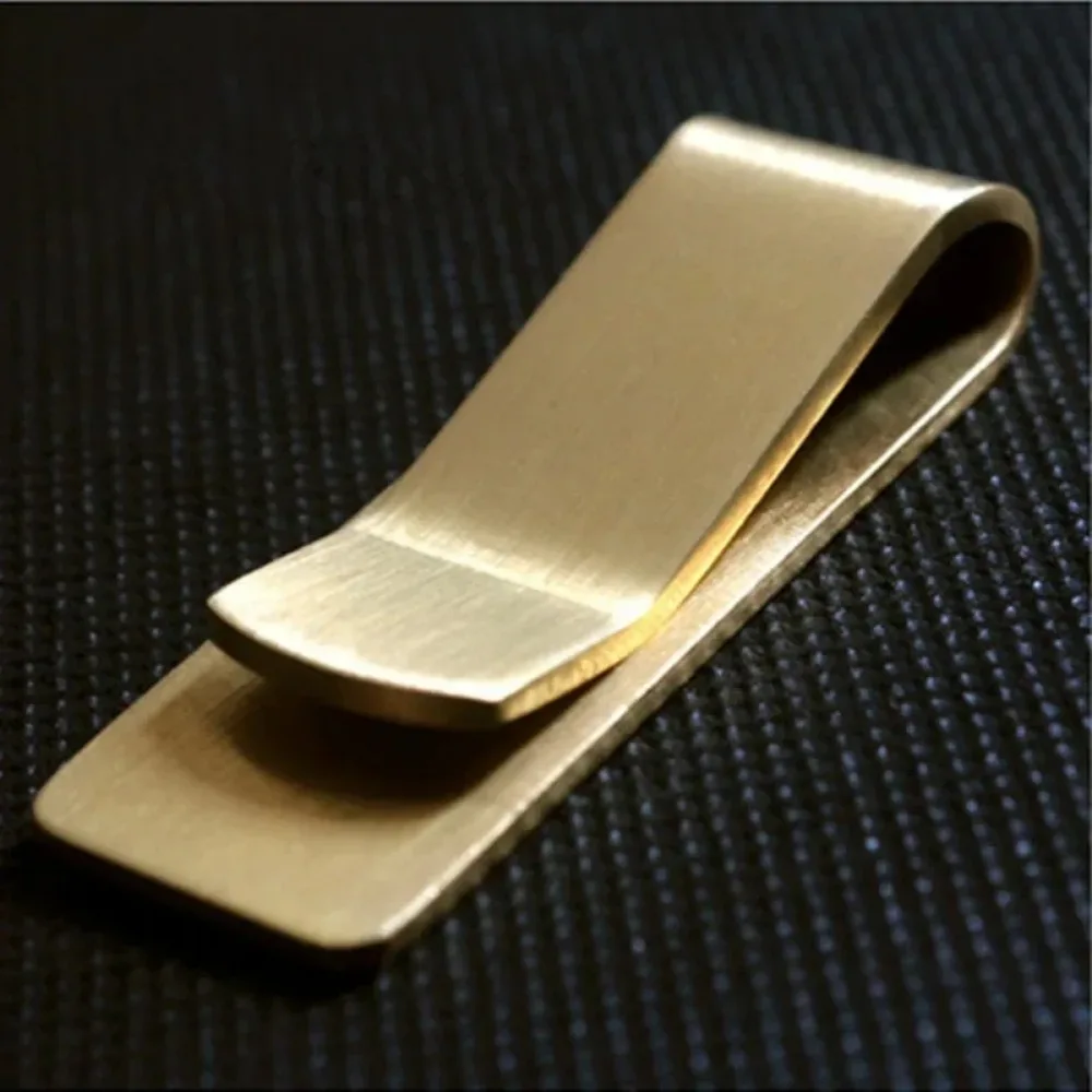 Stainless Steel Slim Pocket Men Design Money Clip Wallet Cash ID Credit Card Business Dollar Holder Metal Bill Clamp image 2