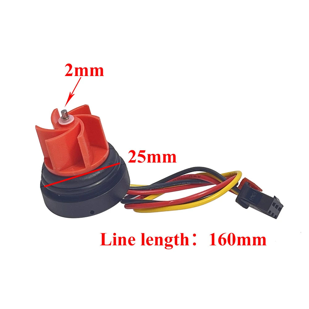 Wall Mounted Boiler Water Flow Sensor Wall Mounted Boiler Water Flow Rotor Hall Switch 3-wire Socket