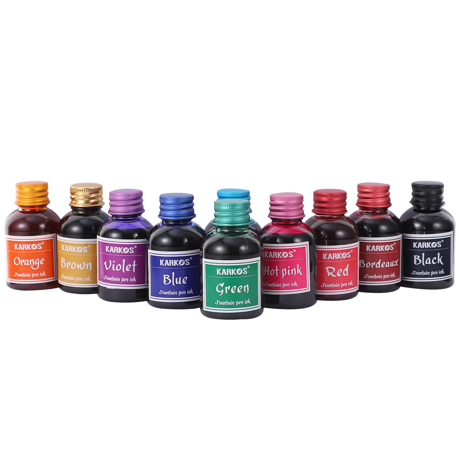 

10 Bottles Fountain Pen Non Carbon Ink Dip Drawing Non- Craft Inks Calligraphy