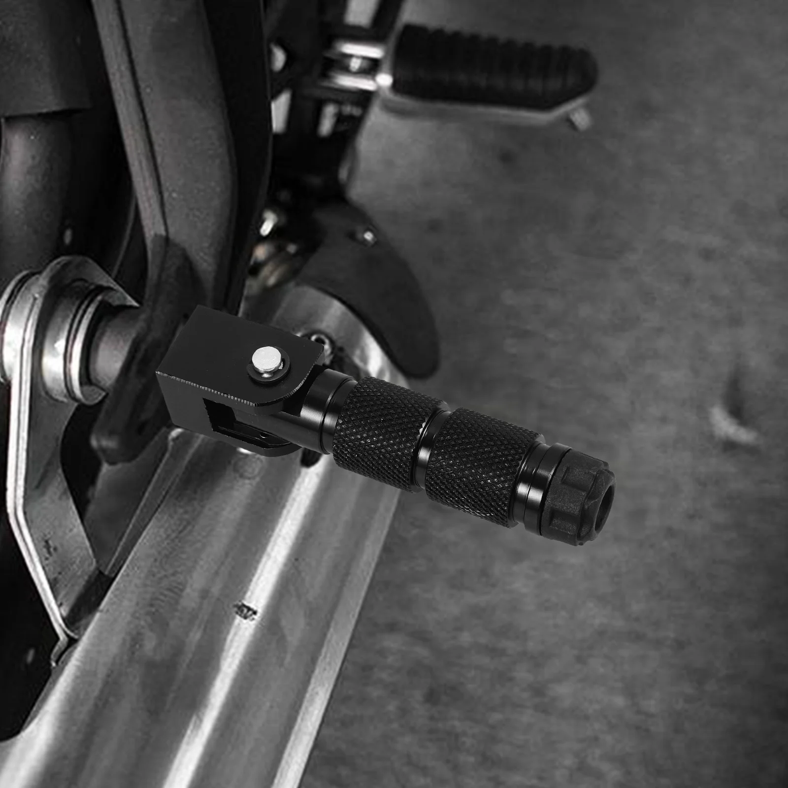 

2pcs Aluminum Alloy Foot Pegs Folding Motorcycle Footrests For Electric Bike Motocross Racing Front Pegs Lightweight Sturdy