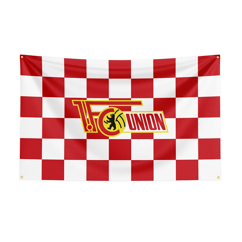 FC Union Berlin Flag Polyester Printed Racing Sport Banner For Decor Flag