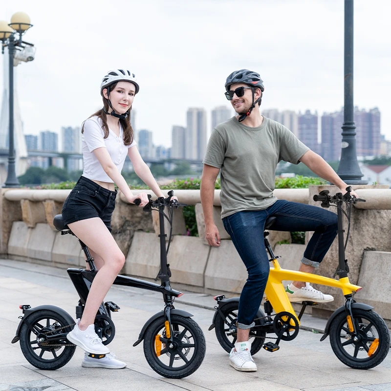 2026 The Hottest And Best 250W Electric Bicycle With Foldable 36v Voltage Battery Removable Riding Max Range 45-55km E City Bike