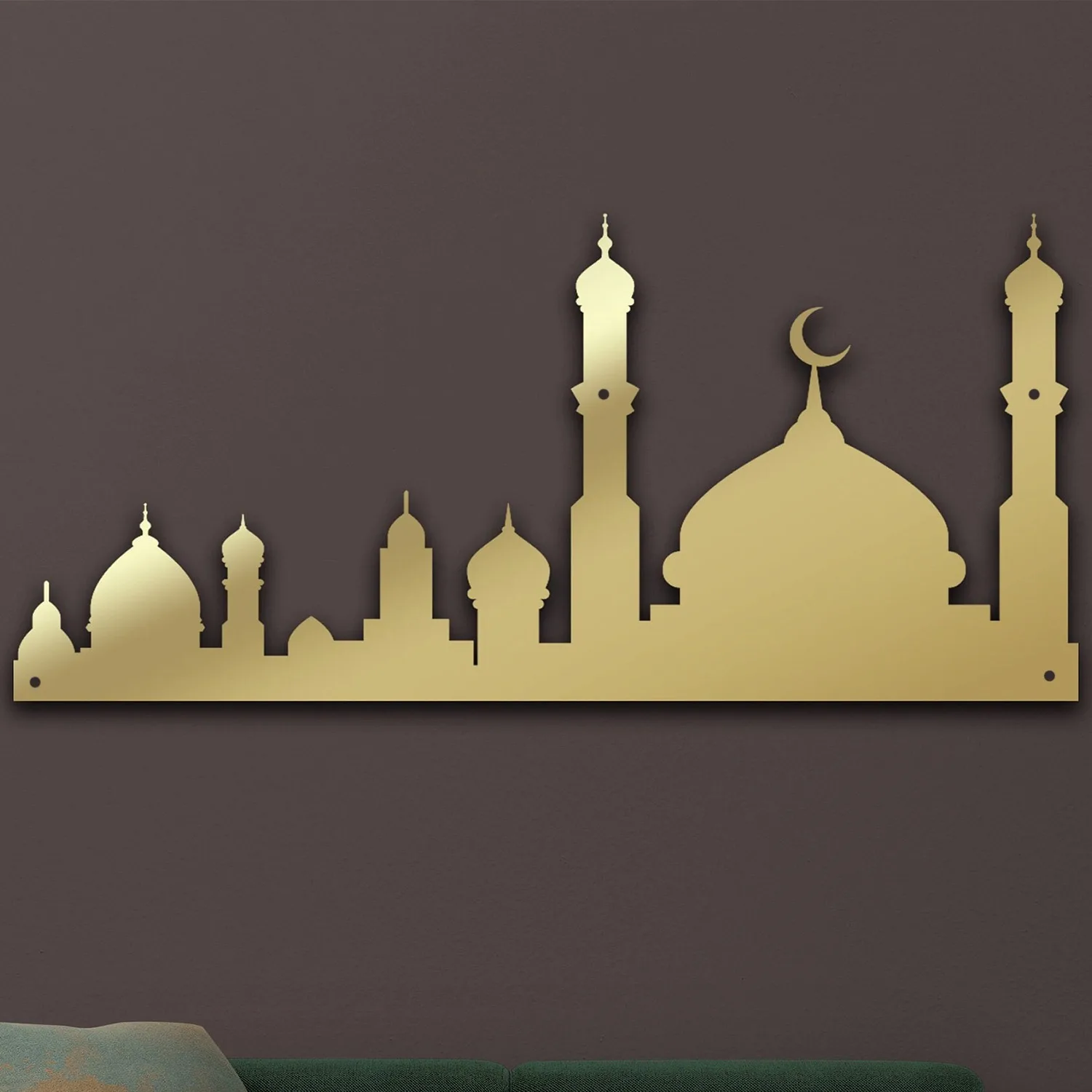 Exquisite Bismillah Metal Wall Sculpture, Muslim Gift