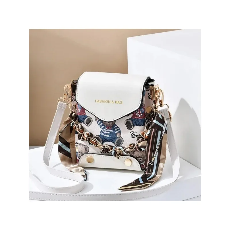 New Fashion Women Mobile Phone for Female Messenger Bag Purse Wild Mini Bear Series Wrist Pack