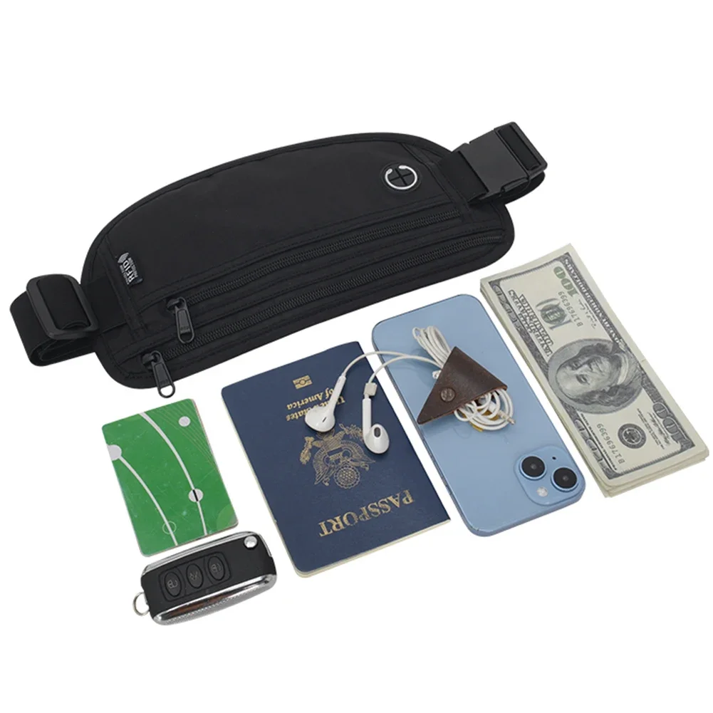 حقيبة خصر للسفر مضادة للسرقة ، حزمة فاني ، محفظة سفر مانعة للحجب ، حقيبة نقود للنقد ، بطاقات ائتمان ، مستندات #5