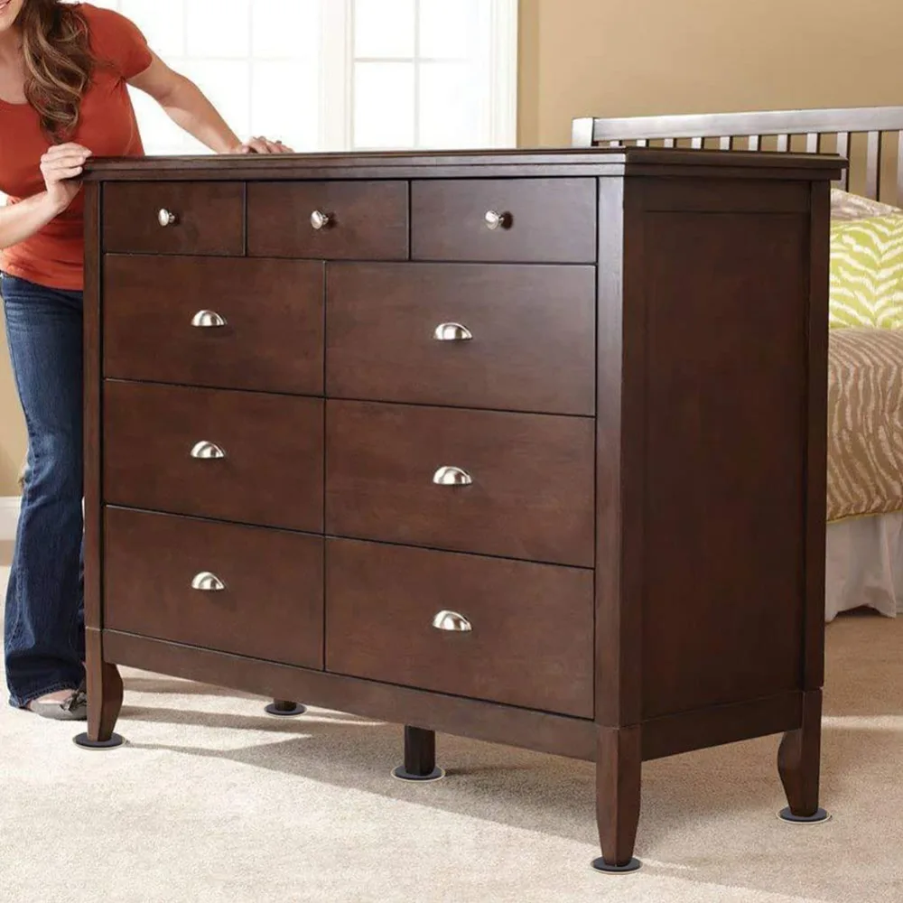 

Self-Adhesive Anti-abrasion Moving For Carpet Easy Move Floor Protector Mat Furniture Legs Pad Furniture Slider Coaster