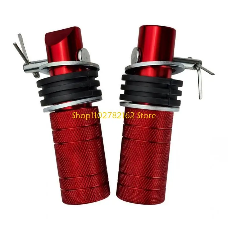 

547B Bike Footpeg Set Non Slip Design Lightweight Aluminum Motorcycle Foot Pedal Pair