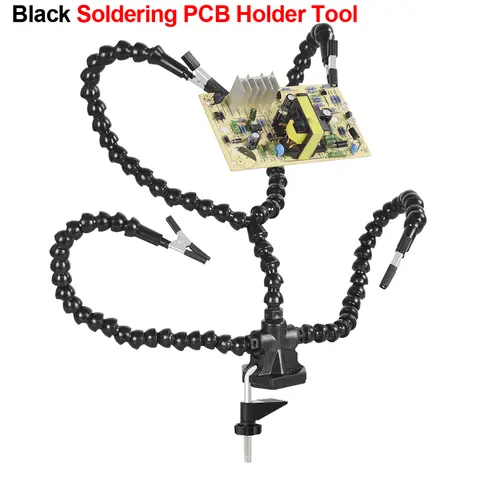 데스크탑 돕는 손 세 번째 손 납땜 도구 PCB 홀더 바이스 테이블 클램프 솔더 스탠드 PCB 수리 보석 공예