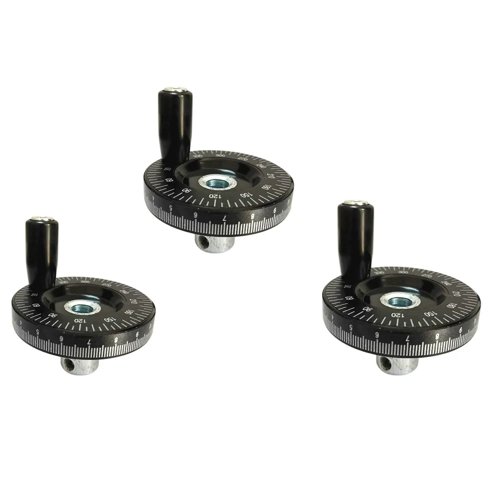 Durable Bakelite Milling Wheel Scale Handwheel DIY Repair Part for Lathe Grinder Industrial Machines