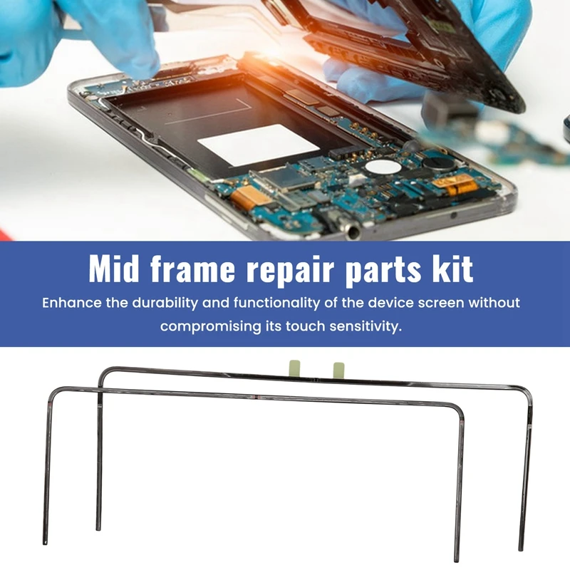 Reparatur teile für mittlere Lünetten rahmen für Samsung Z Fold 5 LCD-Bildschirm halter Digitalis ierer platte Ersatz