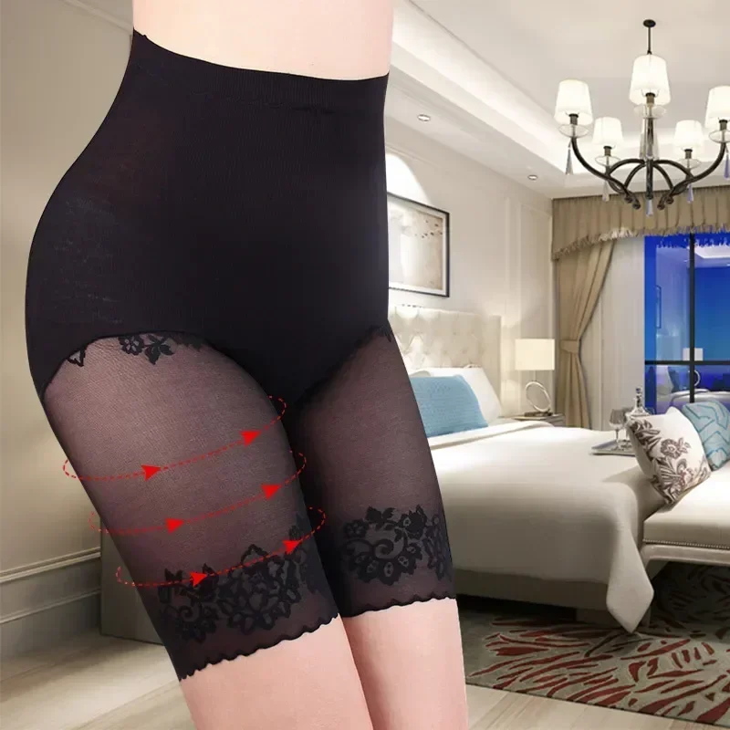 

Sexy The Safety Friction Thigh Women's Under Chafing Shorts Waist High Lace Pants Panties Boxer